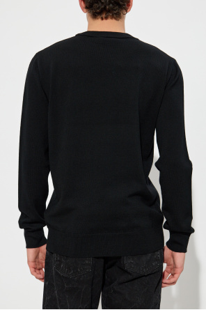Balmain Wollpullover mit Rundhalsausschnitt
