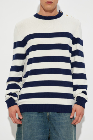 Balmain Suéter con estampado de rayas