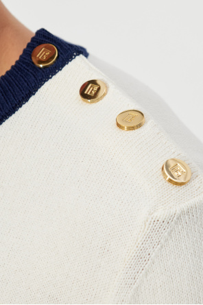 Balmain Suéter con estampado de rayas