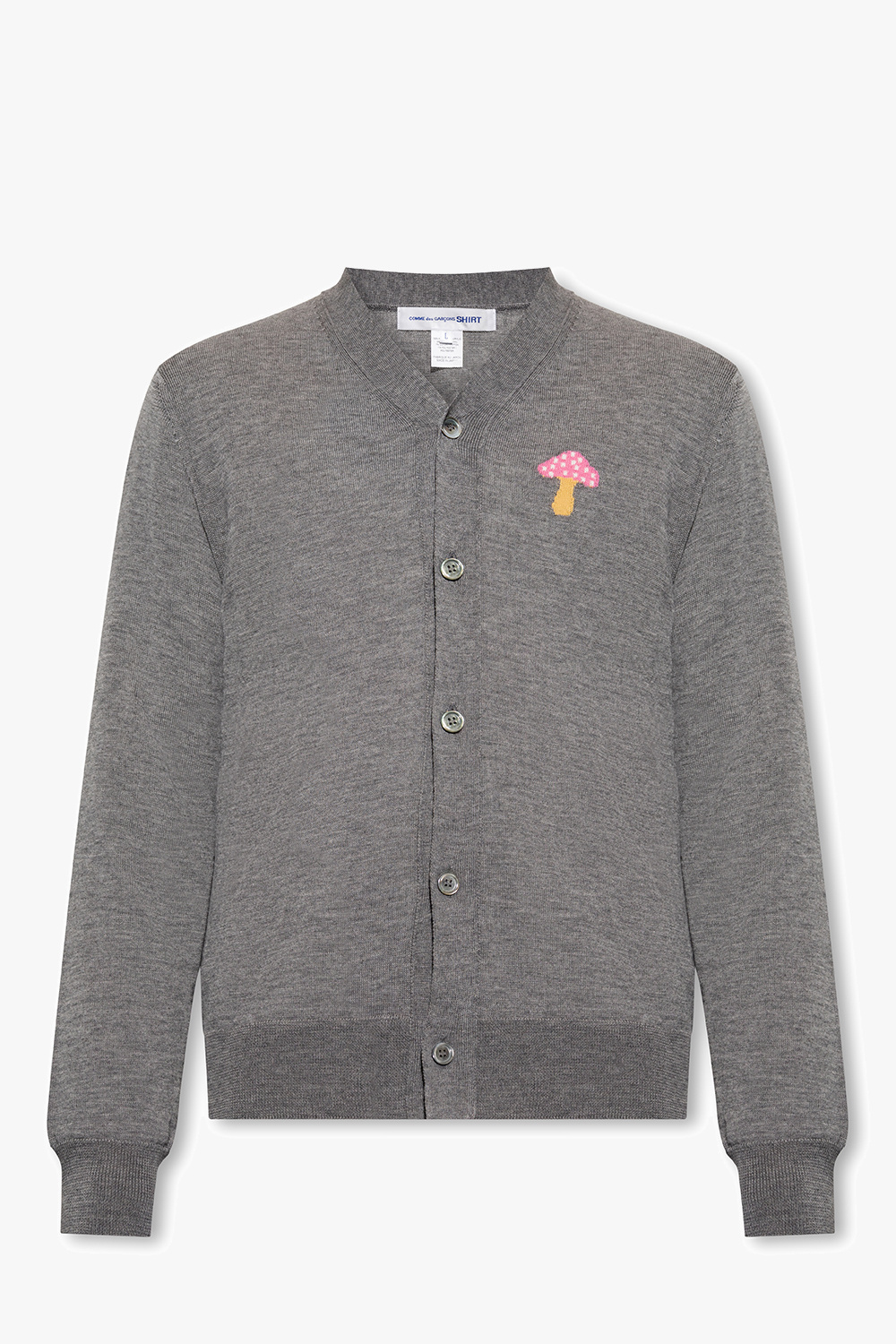 Comme des Garçons Round shirt Buttoned cardigan