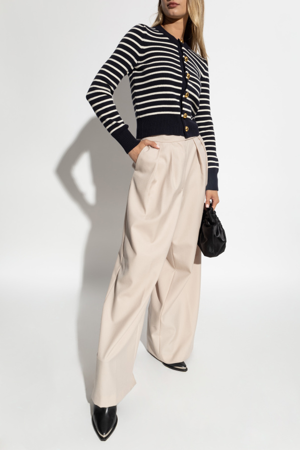 Ami Alexandre Mattiussi Cardigan with striped pattern