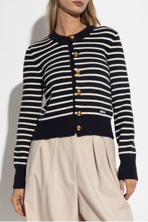 Ami Alexandre Mattiussi Cardigan with striped pattern