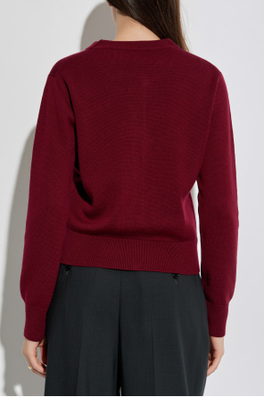 Ami Alexandre Mattiussi Cárdigan de lana con logo