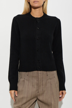 Ami Alexandre Mattiussi Cashmere cardigan with embroidered logo
