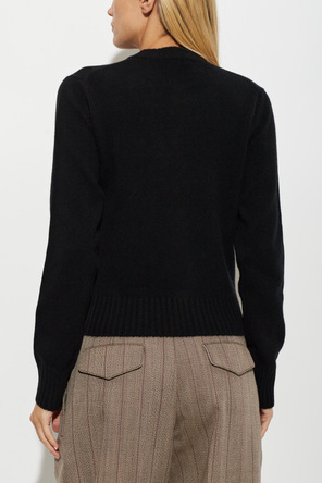 Ami Alexandre Mattiussi Cashmere cardigan with embroidered logo