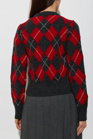 Ami Alexandre Mattiussi Wool cardigan with logo