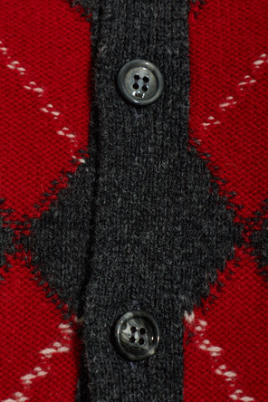 Ami Alexandre Mattiussi Wool cardigan with logo