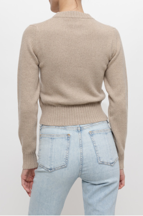 Regular Fit Short Sleeve Number Print T-Shirt grey Cashmere sweater