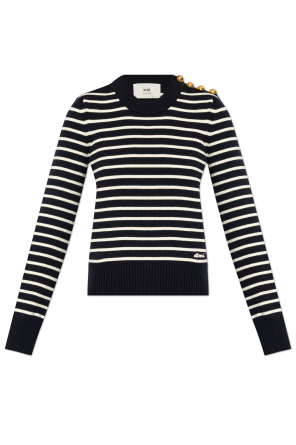 Striped pattern sweater od Ami Alexandre Mattiussi