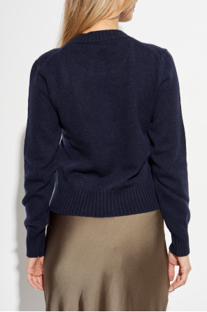 Ami Alexandre Mattiussi Cashmere sweater with embroidered logo