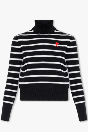 Turtleneck sweater with logo od Ami Alexandre Mattiussi