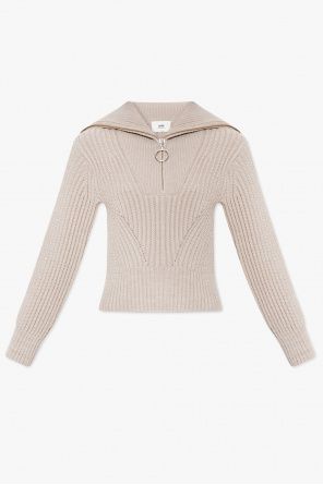 Wool sweater with collar od Ami Alexandre Mattiussi