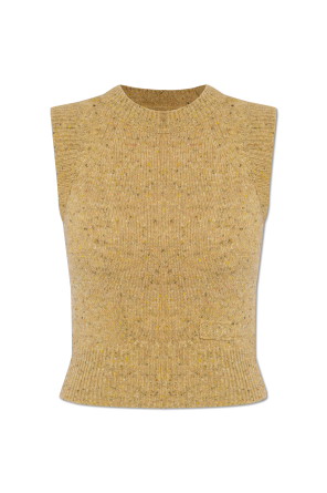 Wool vest with logo od Ami Alexandre Mattiussi