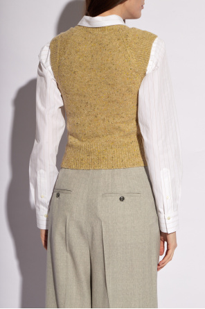 Ami Alexandre Mattiussi Wool vest with logo
