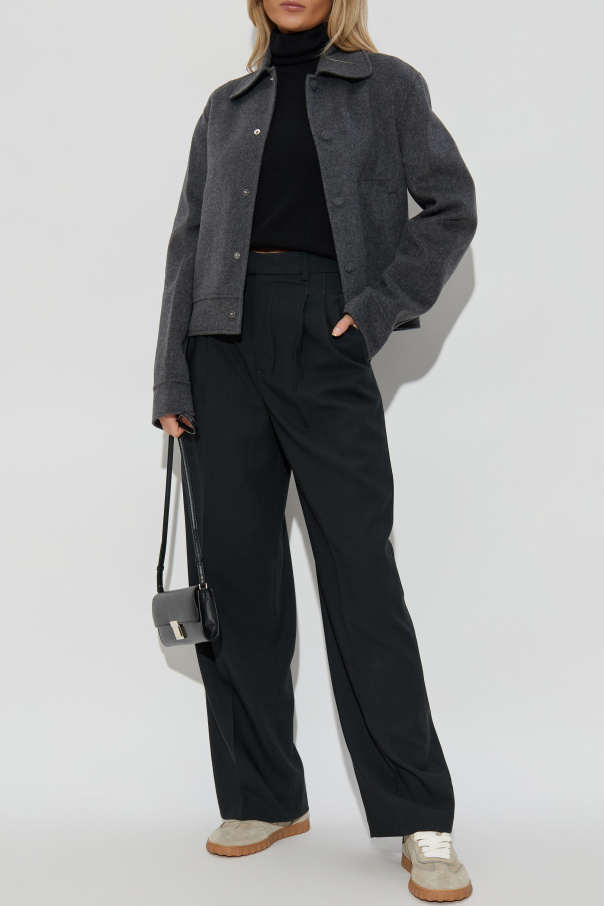 Ami Alexandre Mattiussi Wool turtleneck with embroidered logo