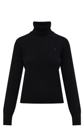 Jersey de lana con logo bordado