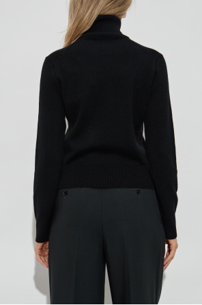 Ami Alexandre Mattiussi Jersey de lana con logo bordado