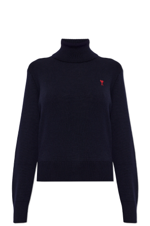 Wool turtleneck sweater