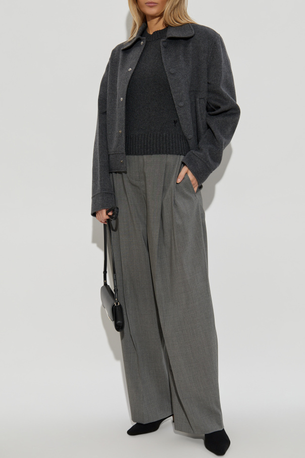 Ami Alexandre Mattiussi Suéter de cachemir con cuello redondo