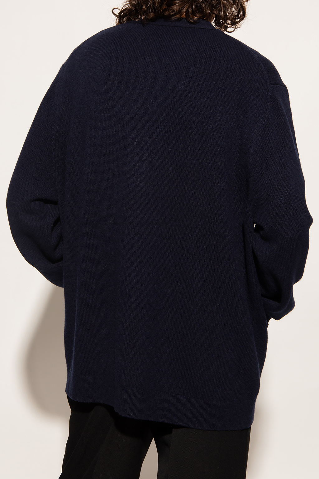 Acne Studios x sacai pleated-back T-shirt