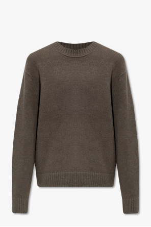 Wool sweater FLOCK With Contrasting Embroidered Logo
