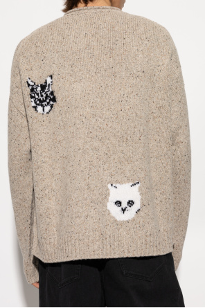 Acne Studios Jumper with animal motif