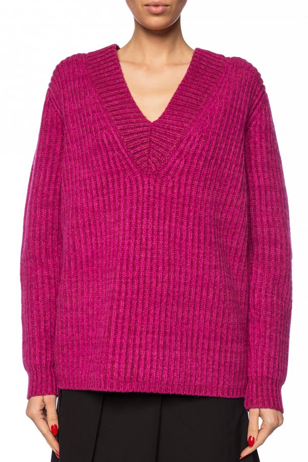 acne studios v neck sweater