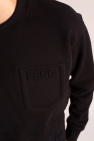 Fendi Fendi Kids Gerüschtes Sweatshirt mit FF-Ärmel