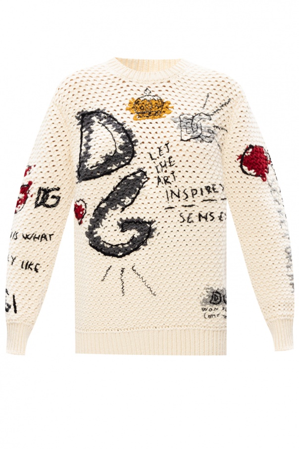 Dolce&gabbana Shanghai Blazer Dolce & Gabbana embroidered logo pleated Bermuda shorts