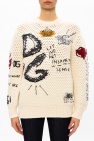 Dolce & Gabbana cream Sweater with logo