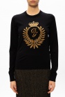 Dolce & Gabbana BLACK Wool sweater with logo