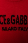 Dolce & Gabbana RED Cashmere sweater with logo