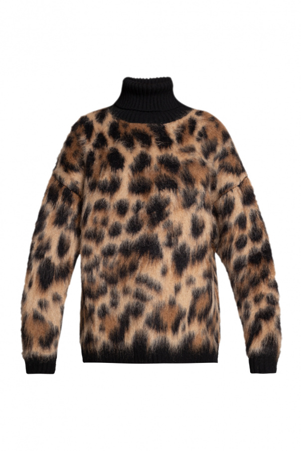 Dolce & Gabbana Kids Sneakers mit Kontrasteinsätzen Schwarz Dolce & Gabbana Sicily leopard-print tote bag