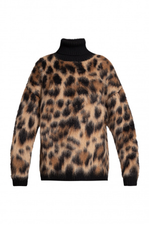 Dolce & Gabbana chevron round neck sweater