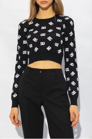 Dolce & Gabbana Cropped top with monogram