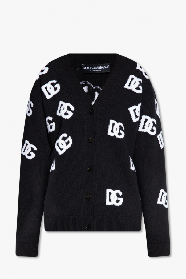 Dolce high-neck & Gabbana Wool cardigan