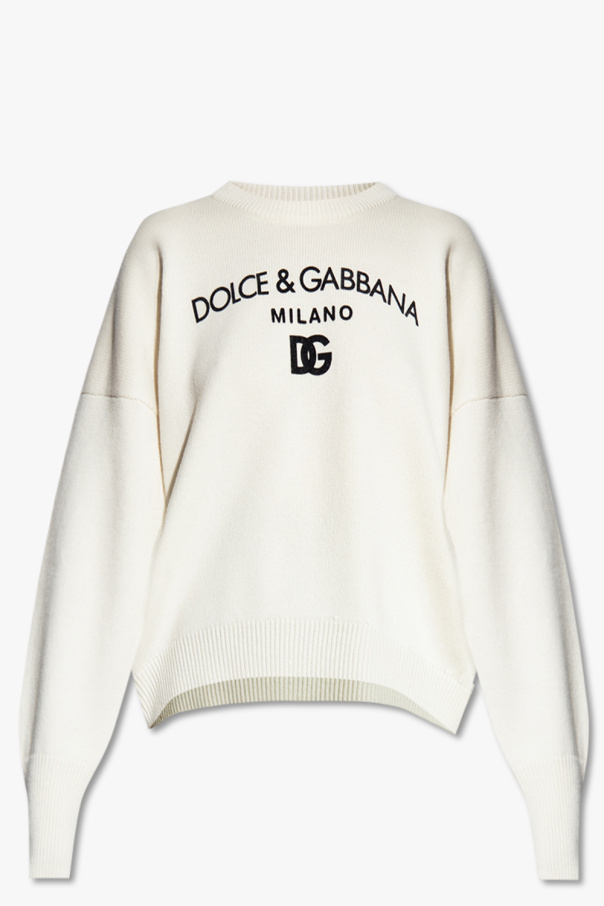 Dolce & Gabbana mélange single-breasted blazer Cashmere sweater
