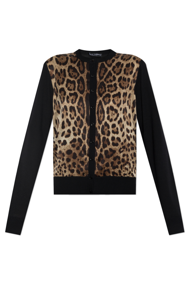 Cardigan with animal motif od Dolce & Gabbana