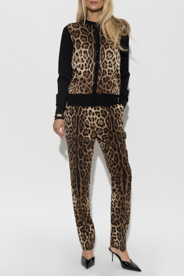 Dolce & Gabbana Animal print cardigan