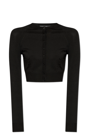 Cardigan with cutouts