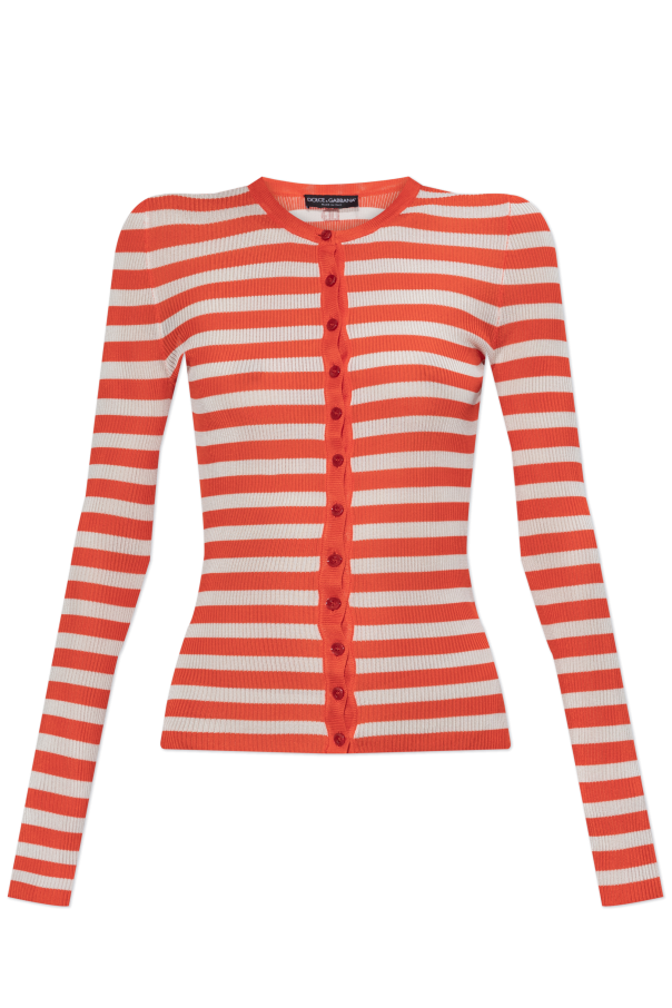 Striped pattern cardigan od Dolce & Gabbana