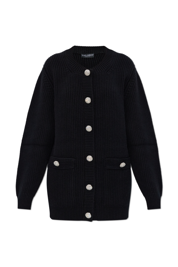 Cardigan with shiny buttons od Dolce & Gabbana