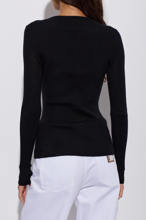 Dolce & Gabbana Cashmere cardigan with appliqués