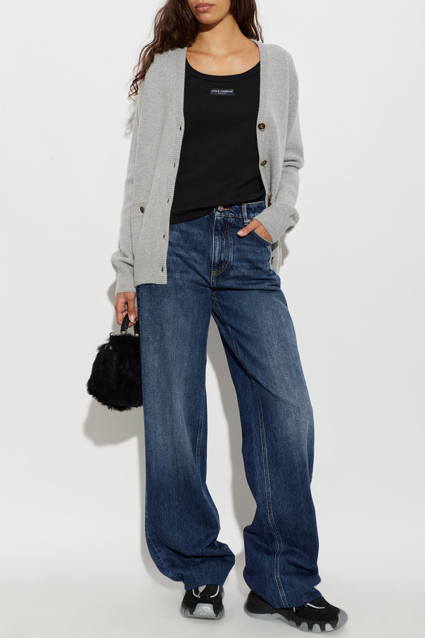 Dolce & Gabbana Wool cardigan with pockets