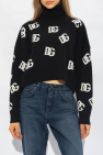 Dolce & Gabbana BLACK Monogrammed wool turtleneck sweater