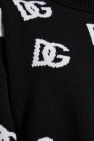 Dolce & Gabbana BLACK Turtleneck with logo