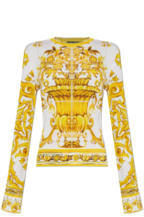 Sweater with 'Majolica' print