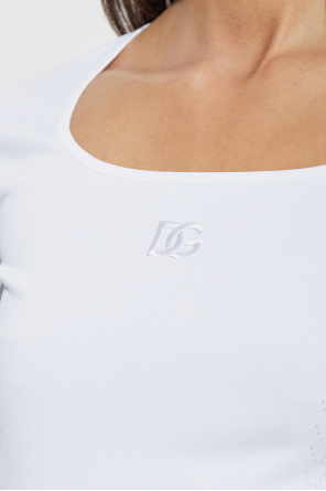 Dolce & Gabbana Top with embroidered logo