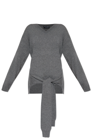 Sweater with tie detail od Dolce & Gabbana