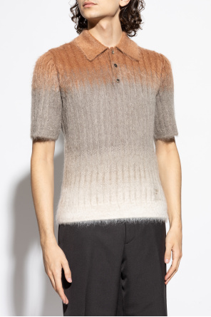 Fendi Polo con acabado de mohair